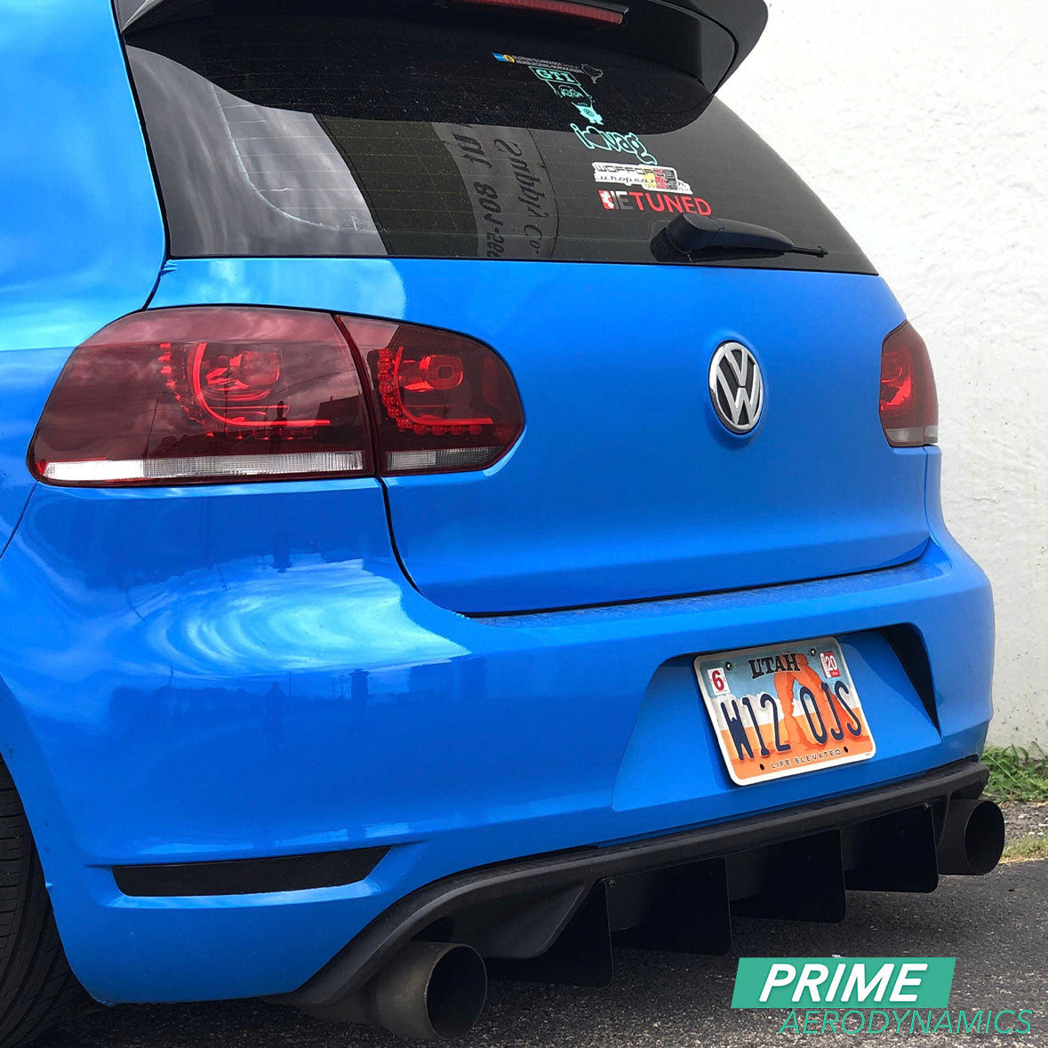 (2010-2014) Volkswagen MK6 GTI –– Rear Diffuser – Prime Aerodynamics